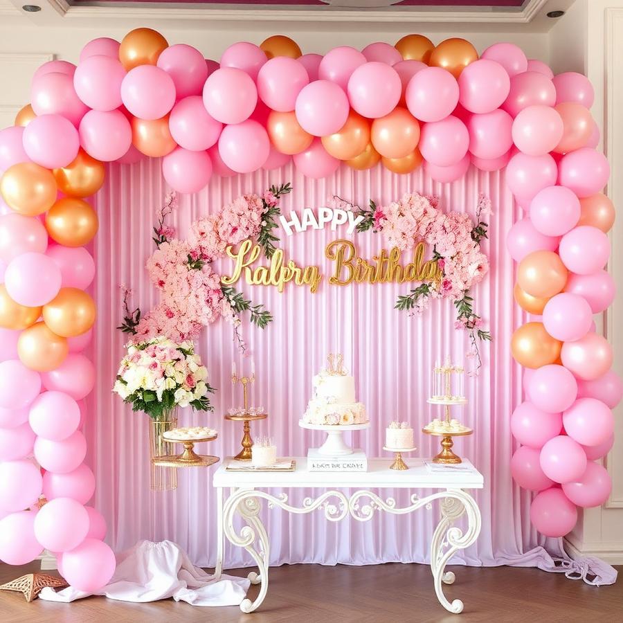 Birthday Balloon Backdrop
