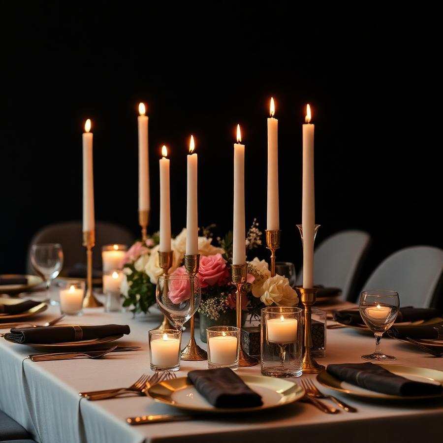 Candlelit Tablescape